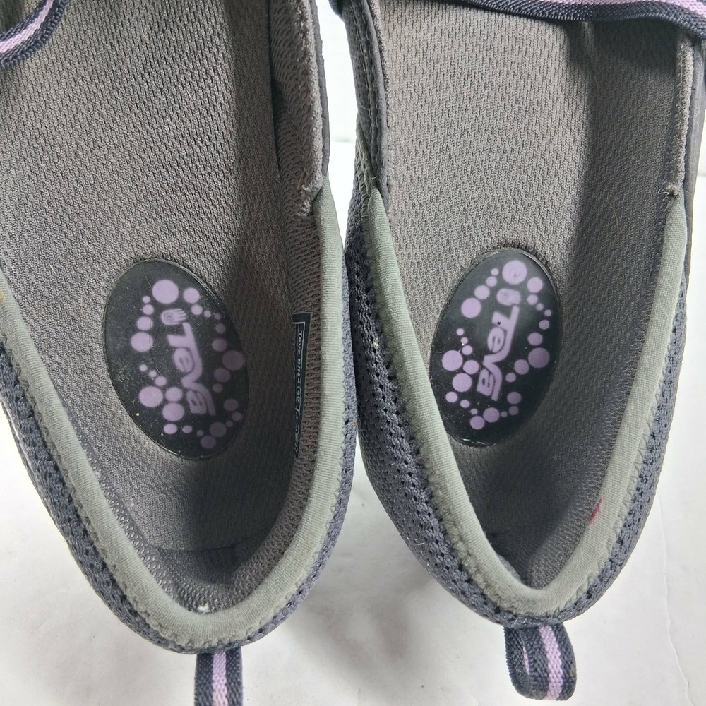 Teva Northwater Womens 9.5 Grey Lavender Mesh‎ Mary Jane Flats S/N 4190 - Picture 5 of 7